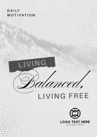 Living Balanced & Free Flyer