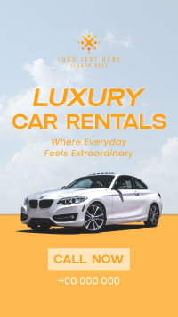 Designer Car Rental Facebook Story