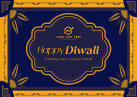 Diwali Tradition Postcard Design