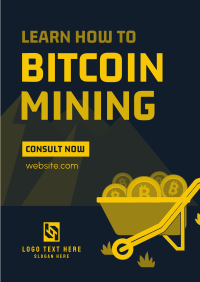 Harvest Bitcoins Poster