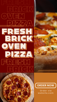 Yummy Brick Oven Pizza Instagram Reel Image Preview