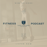 Minimalist Fitness Talk Instagram Post