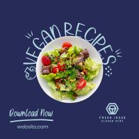 Vegan Salad Recipes Instagram Post Image Preview