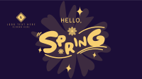 Playful Hello Spring Facebook Event Cover