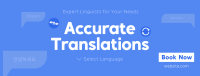 Modern Translation Service Facebook Cover