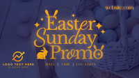 Modern Nostalgia Easter Promo Facebook Event Cover