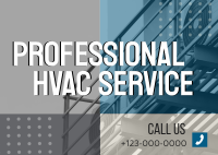 Professional HVAC Services Postcard Design