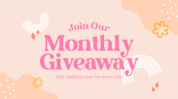 Monthly Giveaway Facebook Event Cover