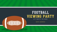 Football Viewing Party Facebook Event Cover