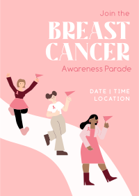 Pink October Parade Flyer