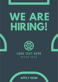 We're Hiring Poster