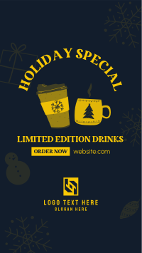 Holiday Special Drinks Facebook Story