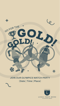 Olympics Watch Party Facebook Story