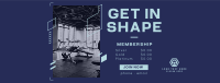 Gym Membership Facebook Cover Design