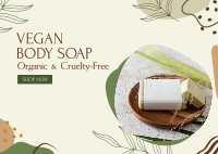 Organic Soap Postcard