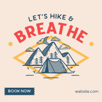 Book a Camping Tour Linkedin Post Design