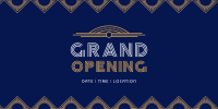 Art Deco Grand Opening Twitter Post