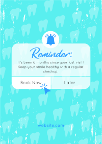 Dental Checkup Reminder Flyer