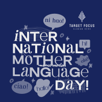 Doodle International Mother Language Day Linkedin Post