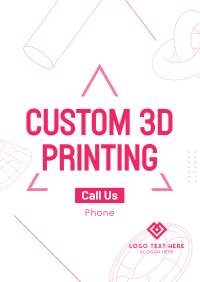 3d Printing Services Flyer