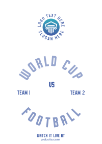 Football World Cup Tournament Poster