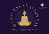 Meditation Day Postcard