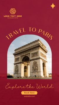 Travel to Paris Facebook Story