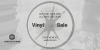 Vinyl Record Sale Twitter Post