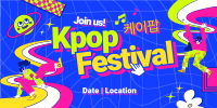 Trendy K-pop Festival Twitter Post