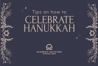 Celebrating Hanukkah Pinterest Cover