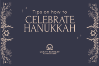 Celebrating Hanukkah Pinterest Cover Image Preview