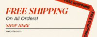 Contemporary Generic Shipping Facebook Cover