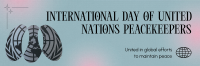 Minimalist Day of United Nations Peacekeepers Twitter Header
