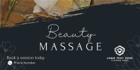 Beauty Massage Twitter Post