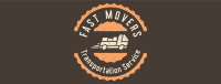 Movers Truck Badge Facebook Cover