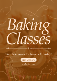 Baking Classes Poster