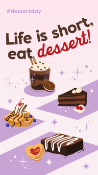 Cute Dessert Greeting Instagram Reel