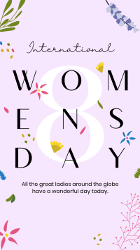 Women's Day Flower Overall Facebook Story Image Preview