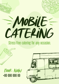 Handdrawn Food Truck Poster