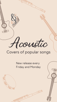 Acoustic Music Covers Instagram Reel Image Preview