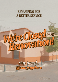 Nostalgic We're Closed Flyer