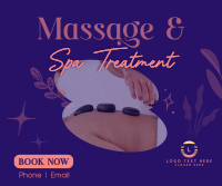 Massage and Spa Wellness Facebook Post