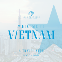 Vietnam Cityscape Travel Vlog Instagram Post