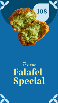 Restaurant Falafel Special  Instagram Story