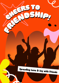 Abstract Friendship Greeting Flyer