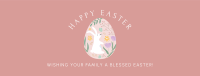 Decorative Easter Egg Facebook Cover Image Preview