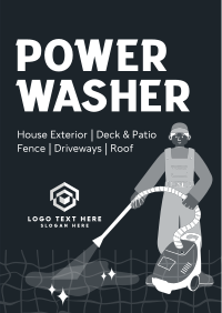 Power Washer for Rent Flyer