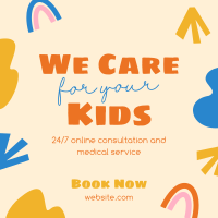 Children Medical Services Instagram Post Design