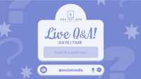 Stylish Live Q&A Animation Design