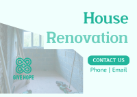 Simple Home Renovation Postcard